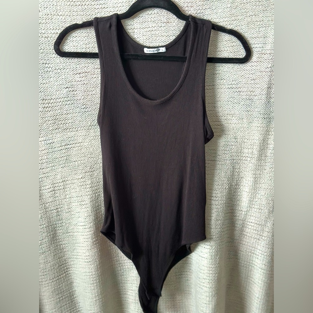 Ribbed bodysuit tank